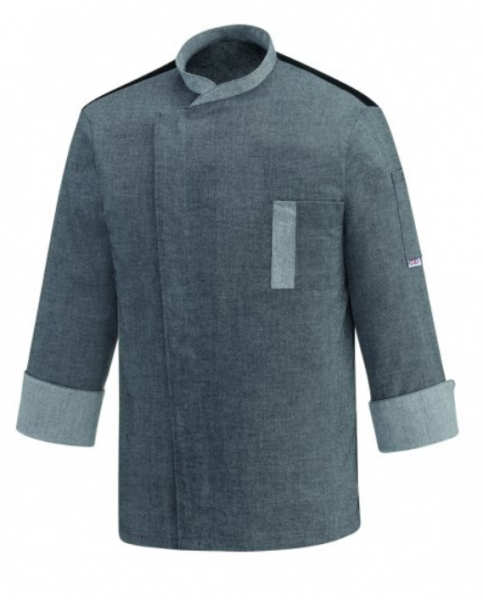 Chef Jacket Twins Grey Mix